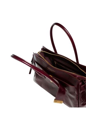 Bordeaux shiny lambskin shoulder bag ROBERTO FESTA | EMERALDATANNICO